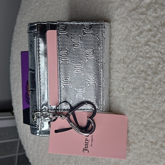 NWT Juicy Couture trifold silver - Picture 5 of 11